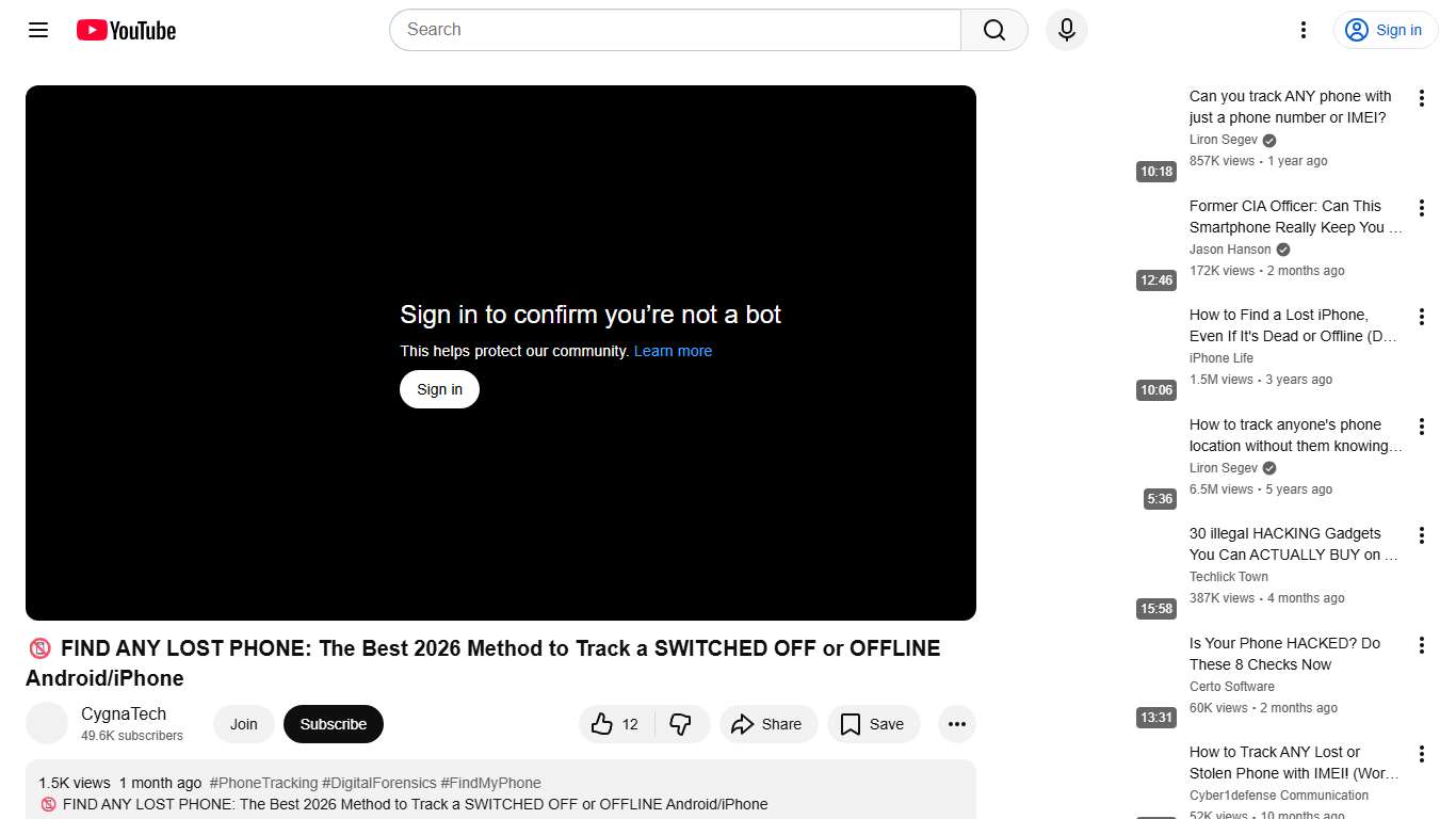 📵 FIND ANY LOST PHONE: The Best 2026 Method to Track a SWITCHED OFF or OFFLINE Android/iPhone - YouTube